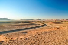Views during a road trip in Namibia