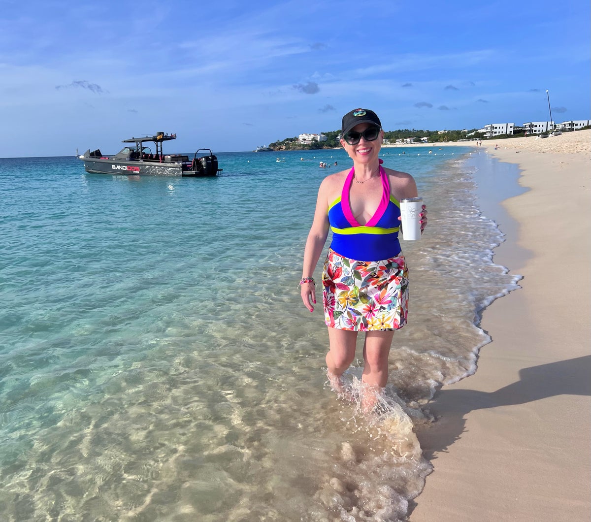 Walking on the beach in Anguilla