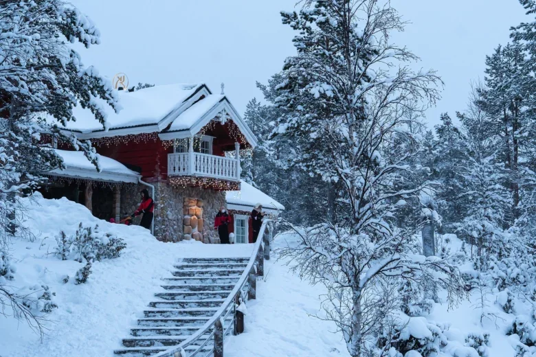 Winter spent above the Arctic Circle in Finland.