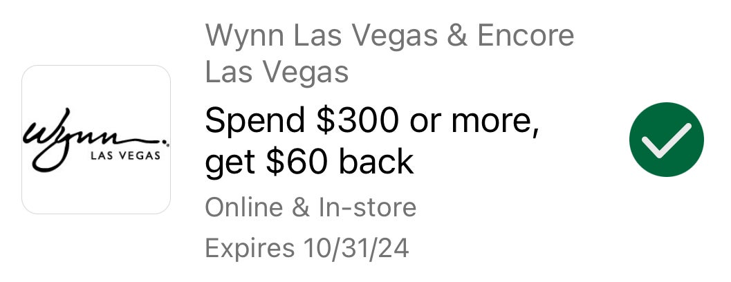 Wynn Encore Las Vegas Amex Offer