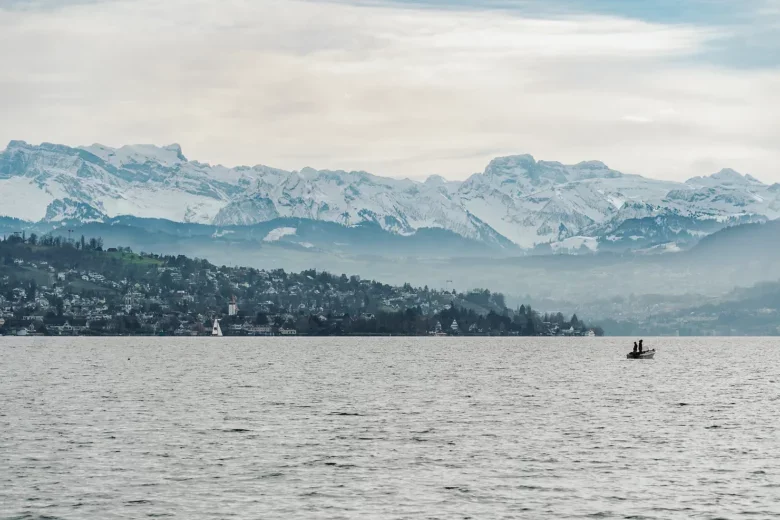 The base of the Alps in Zurich, Switzerland.