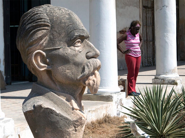 Havana, Cuba communist bust
