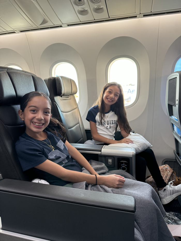 Kids in AA Premium Economy Kids in AA Premium Economy