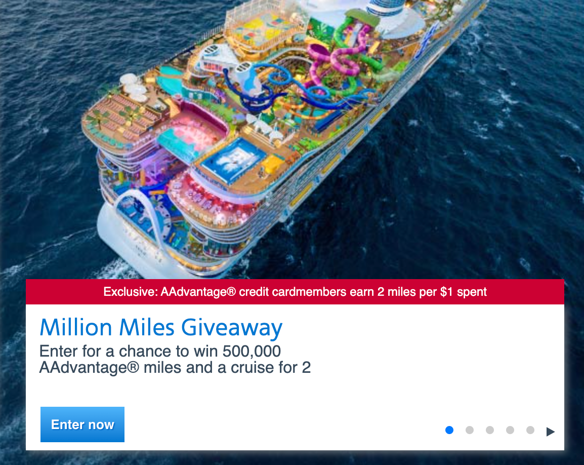 AA cruises giveaway