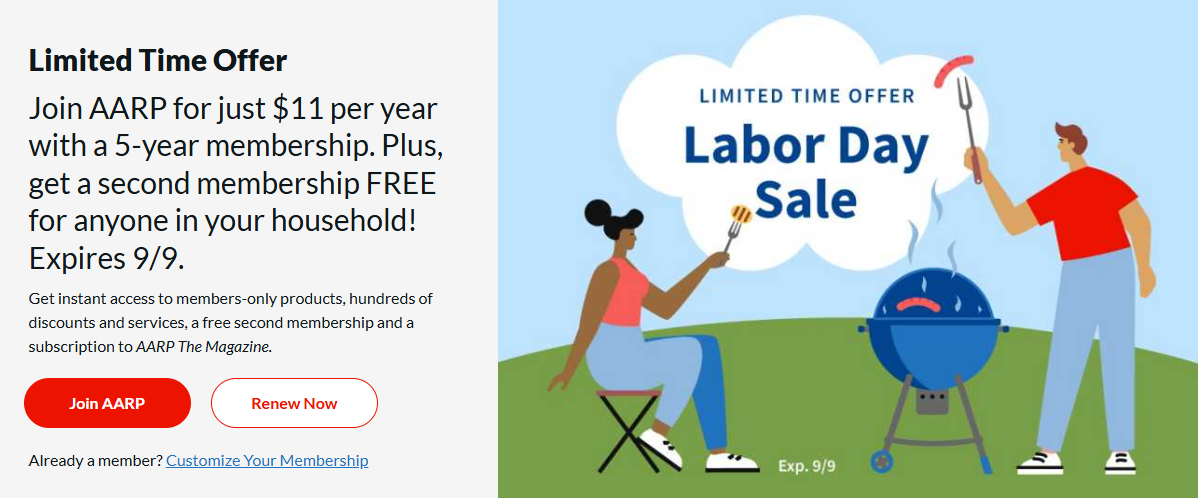 AARP Labor Day 2025