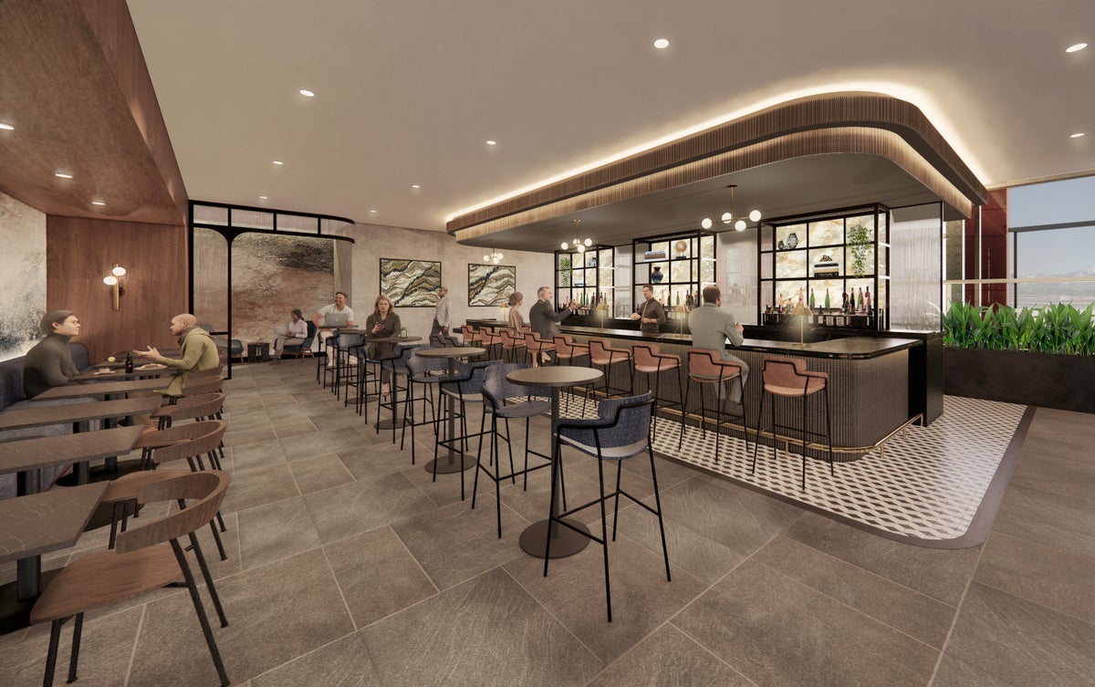 AMEX SLC Centurion Lounge Rendering THE BAR