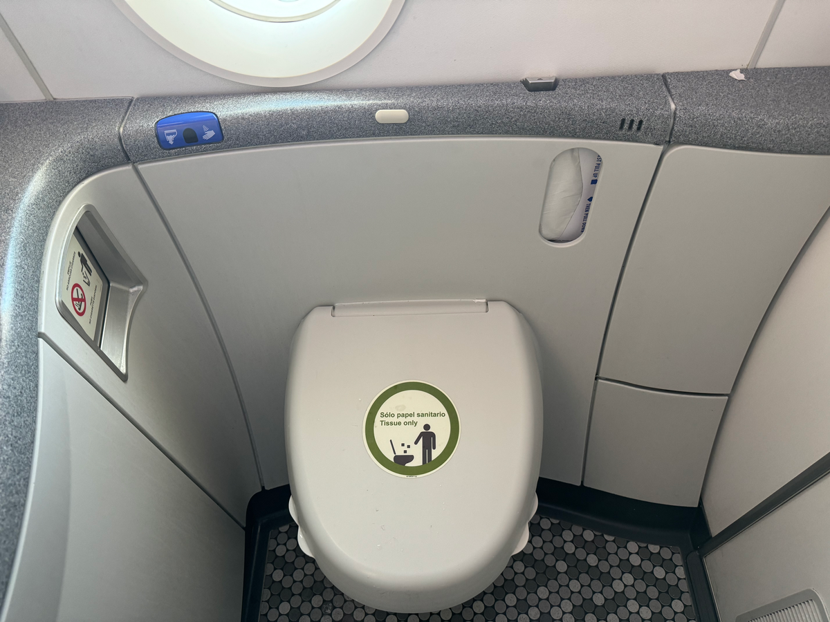 Aeromexico B787 8 LAX MEX lavatory toilet