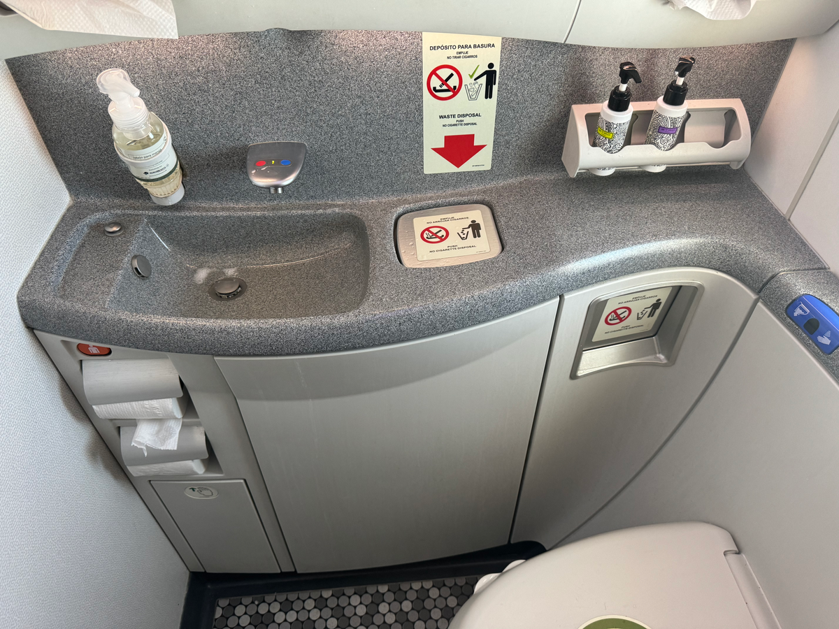 Aeromexico B787 8 LAX MEX lavatory