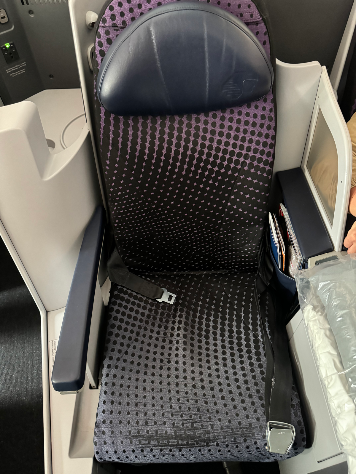 Aeromexico B787 8 LAX MEX seat vertical