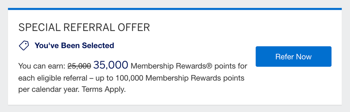 Amex Biz Plat Referral Offer 35000