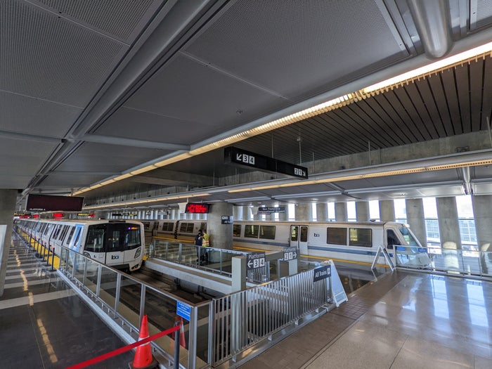 BART Station at SFO BART Station at SFO