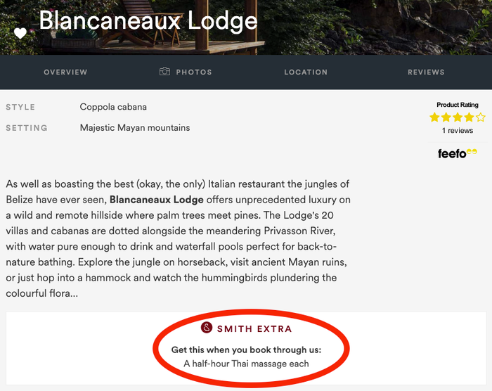 Blancaneaux Lodge Belize Smith Extra
