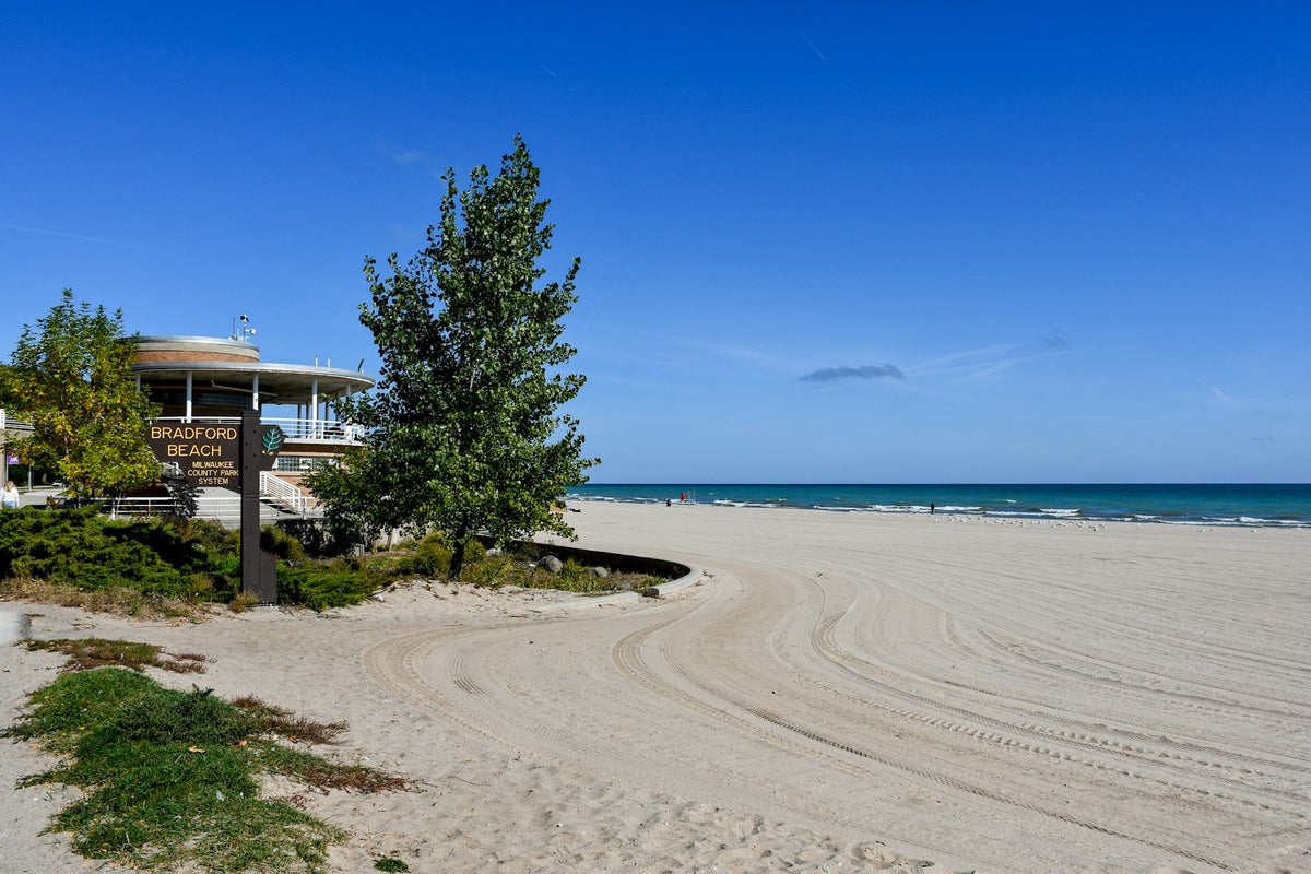 Bradford Beach in Milwaukee