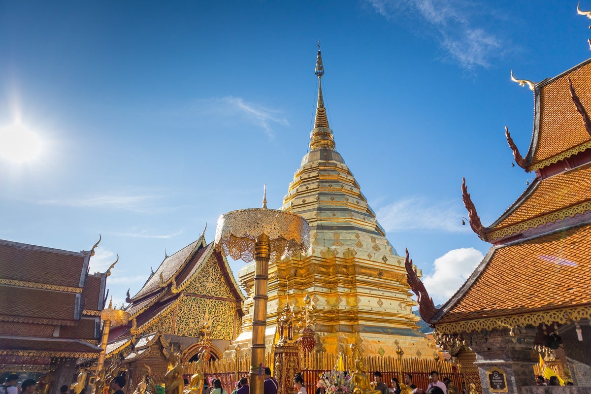 Golden Thai temples