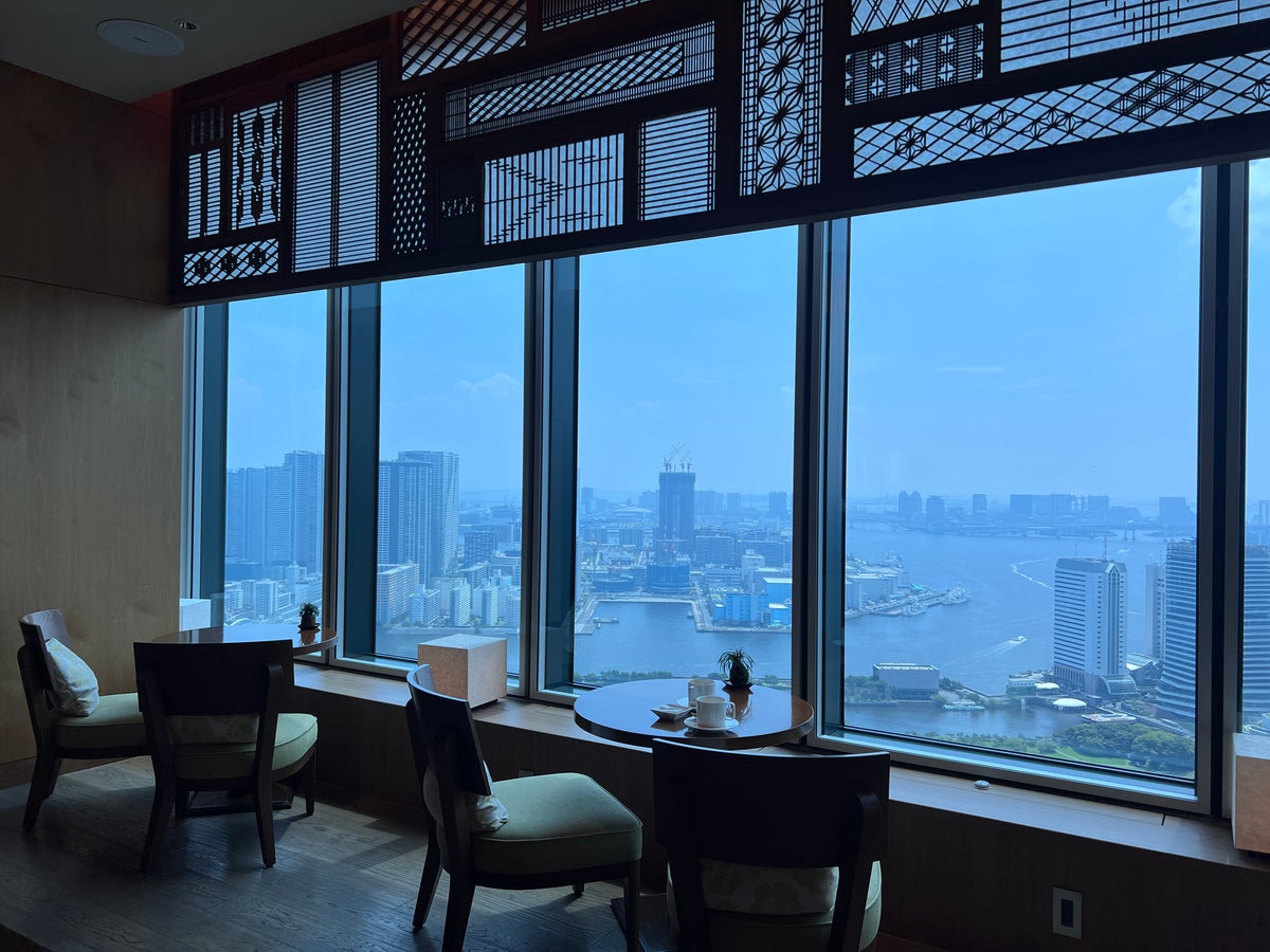 Conrad Tokyo Executive Lounge views