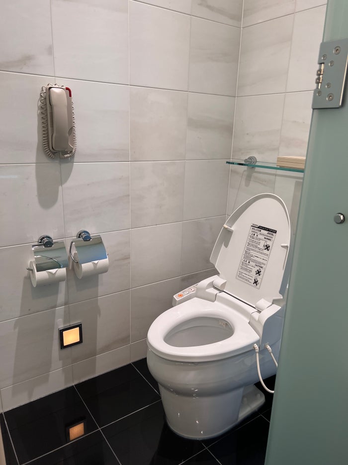 Conrad Tokyo bathroom toilet with bidet Conrad Tokyo bathroom toilet with bidet