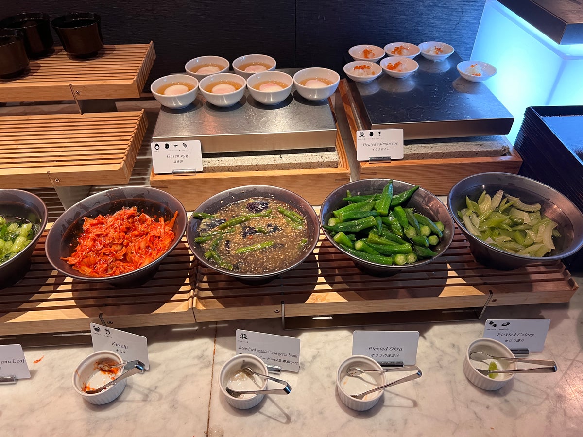 Conrad Tokyo breakfast options