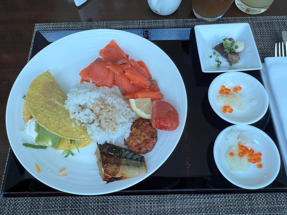 Conrad Tokyo breakfast plate