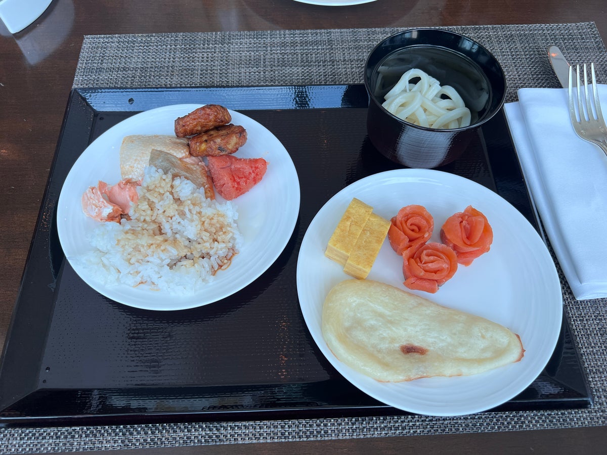 Conrad Tokyo breakfast plate