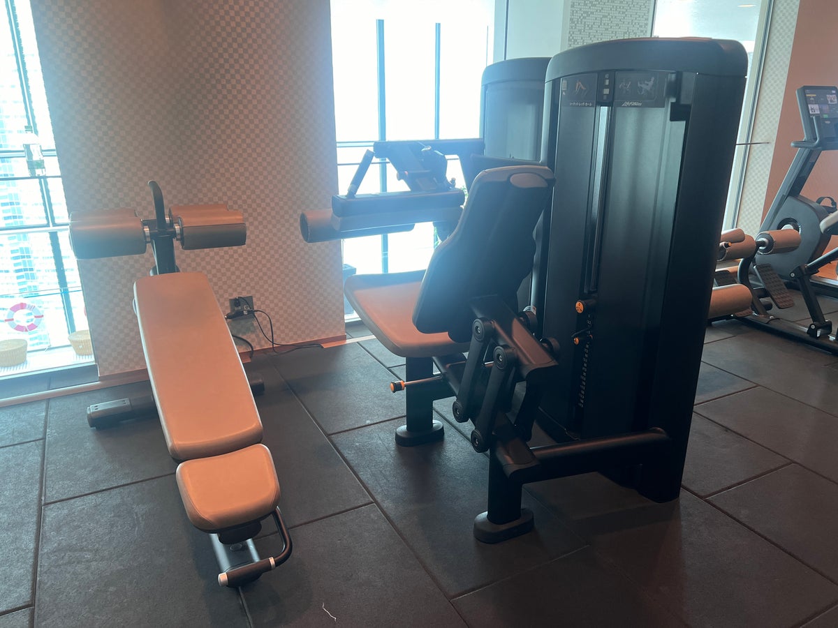 Conrad Tokyo fitness center machines