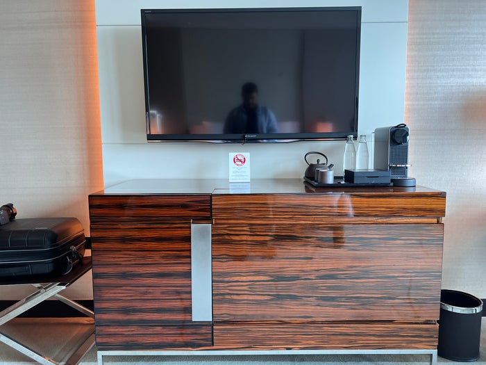 Conrad Tokyo tv and entertainment console Conrad Tokyo tv and entertainment console