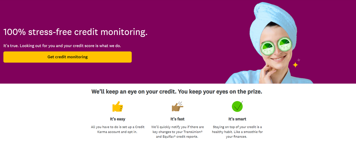 Credit Karma credit monitoring