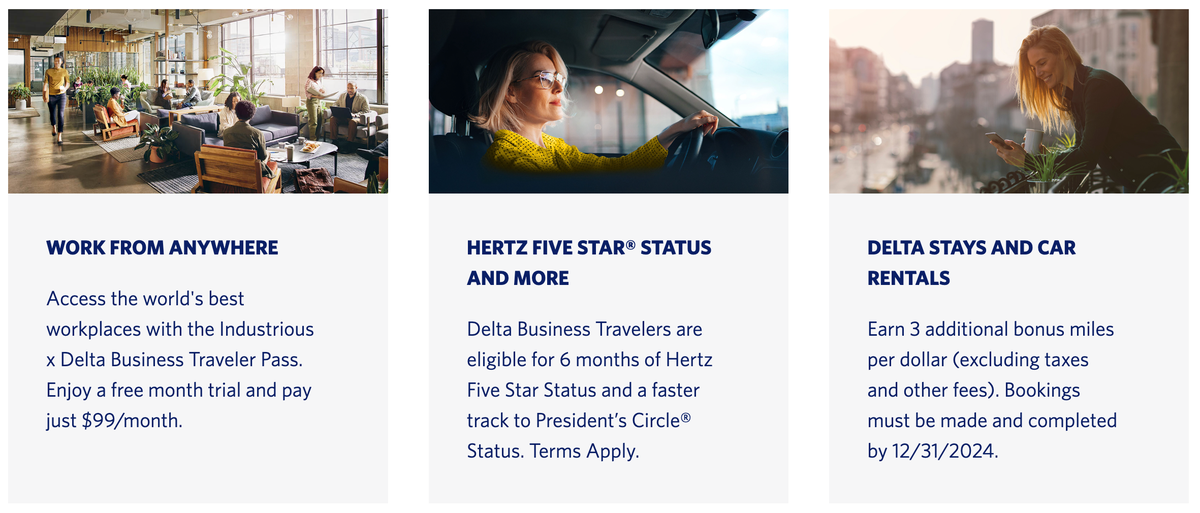 Delta Business Traveler offers