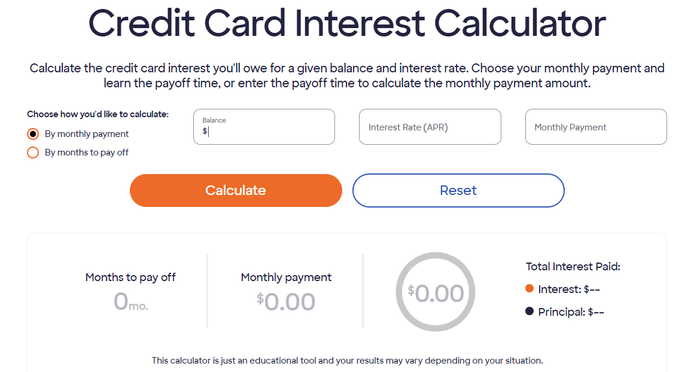 Discover credit card interest calculator Discover credit card interest calculator