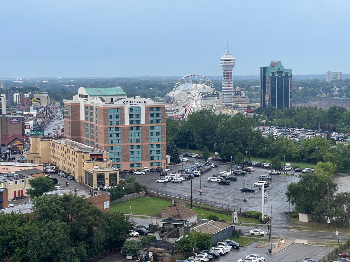 DoubleTree Fallsview Resort Spa by Hilton Niagara Falls city view from room