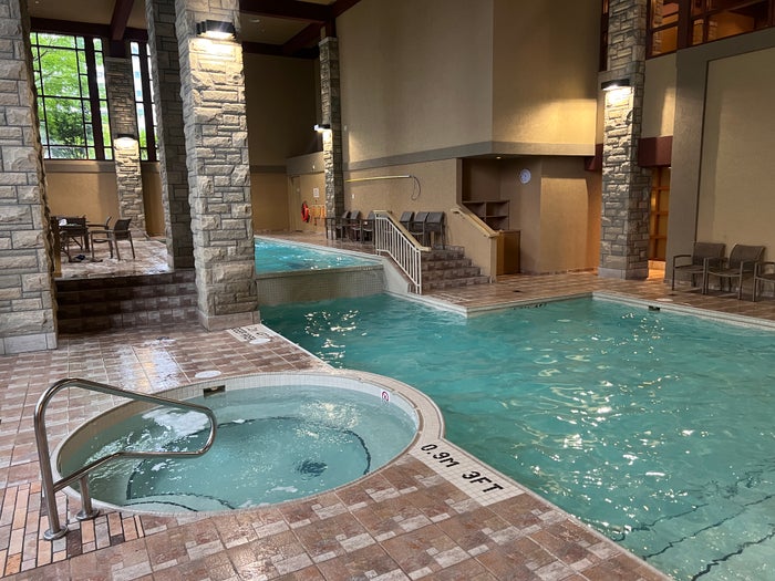 DoubleTree Fallsview Resort Spa by Hilton Niagara Falls pool and whirlpool DoubleTree Fallsview Resort Spa by Hilton Niagara Falls pool and whirlpool