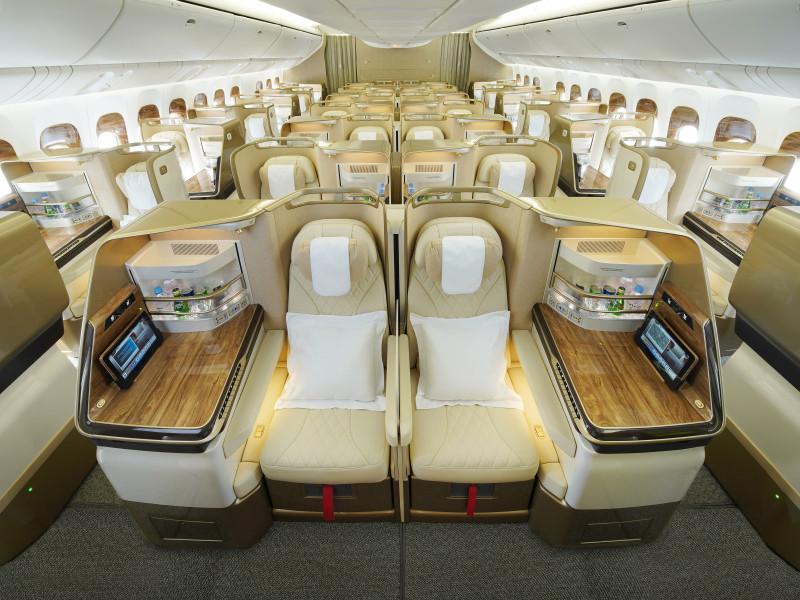 Emirates 777 business class offical photo