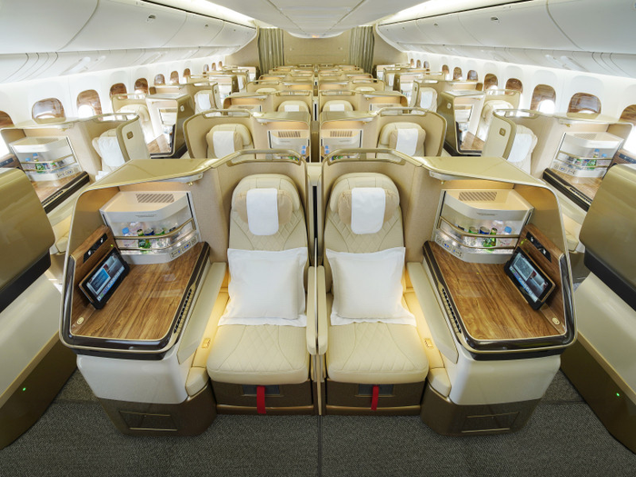 Emirates 777 business class offical photo Emirates 777 business class offical photo