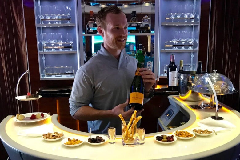 Emirates First Class Bartending A380 Alex Miller 1536x2048