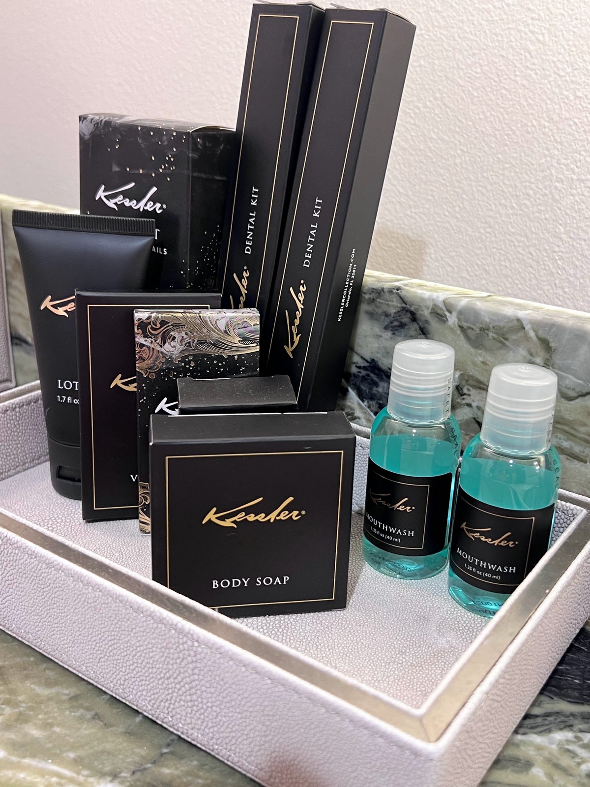 Grand Bohemian Lodge Greenville bath products