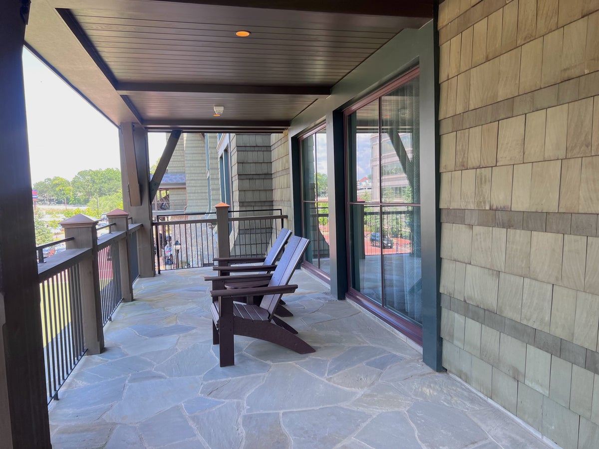 Grand Bohemian Lodge Greenville suite balcony