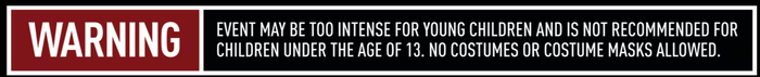 Haunted Houses at Halloween Horror Nights 2024 Universal Orlando warning