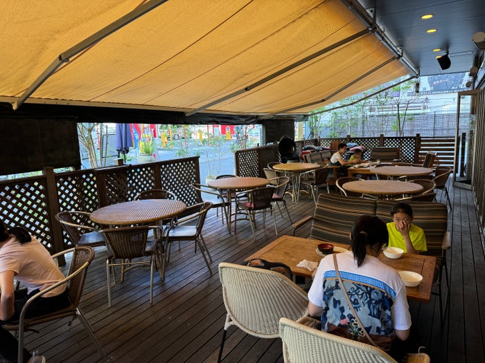 Holiday Inn Osaka Namba Barkt breakfast patio Holiday Inn Osaka Namba Barkt breakfast patio