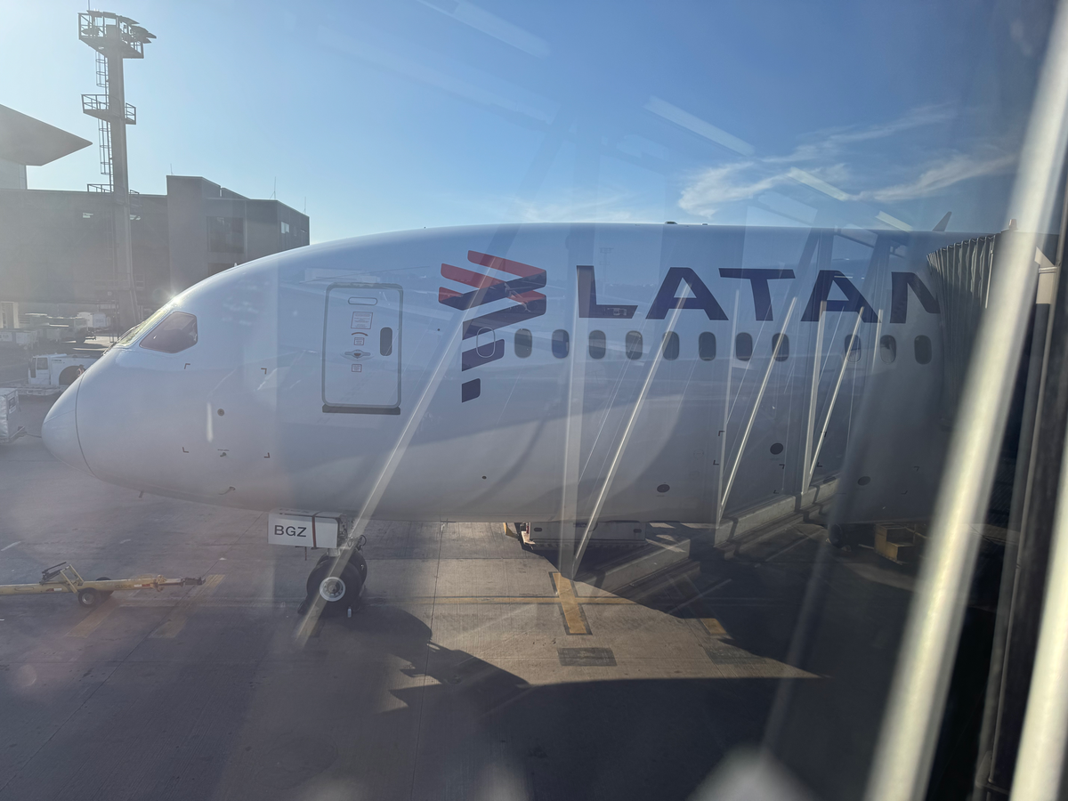 LATAM B787 9 at GRU view from window