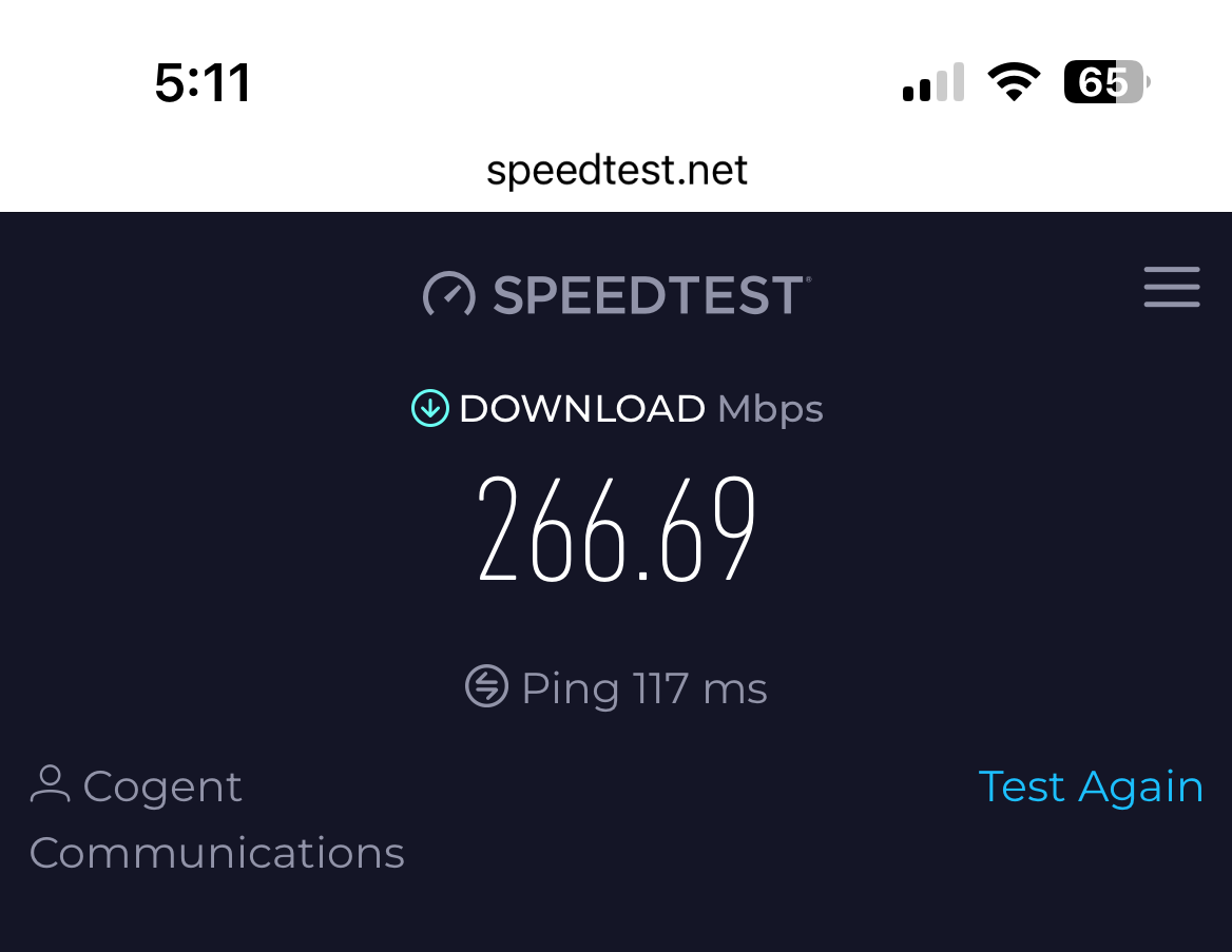 Lufthansa Business Lounge Internet Speed 