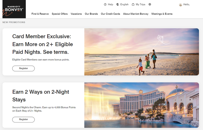 Marriott Go Your Way promotion 2023 Marriott promo 082724
