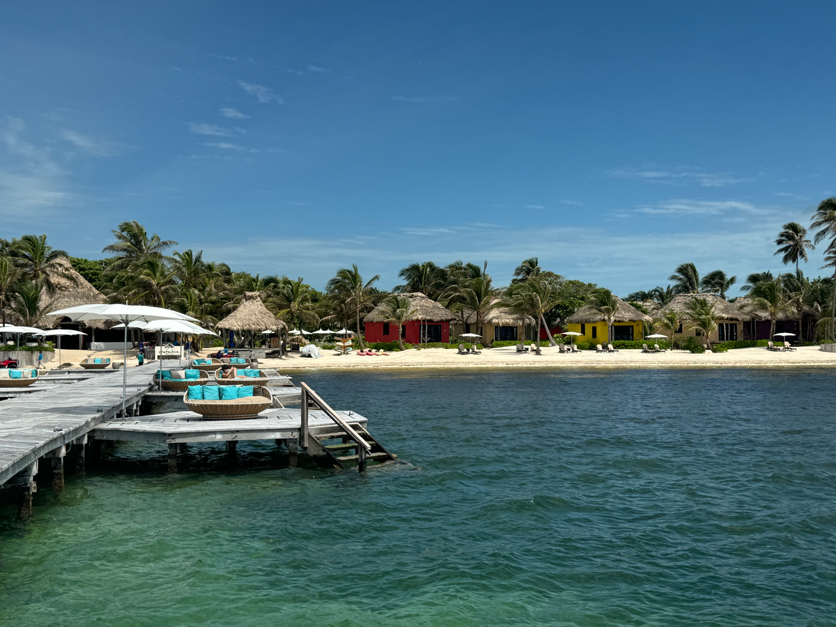 Matachica Resort view from pier