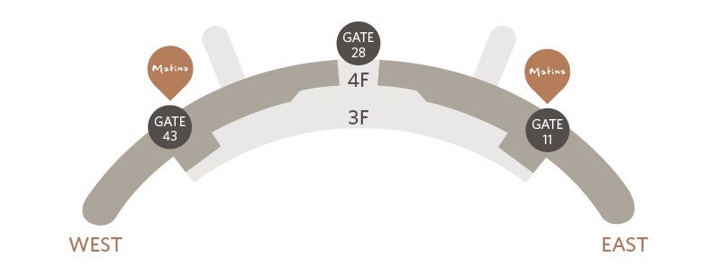 Matina Lounge ICN map