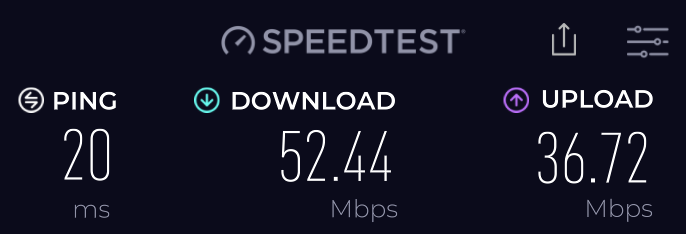 Moxy Kyoto Speedtest