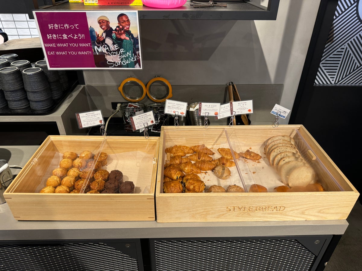 Moxy Kyoto breakfast pastries