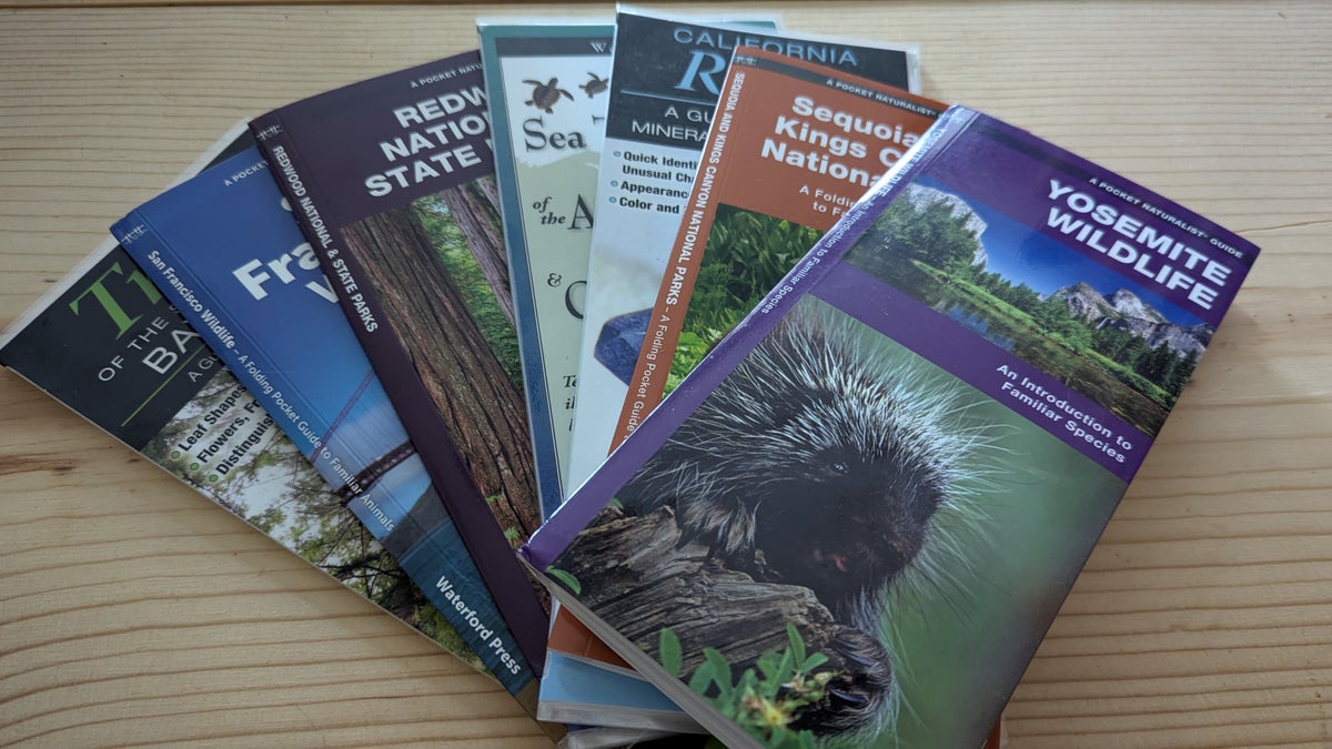 Nature pamphlets purchased at national parks