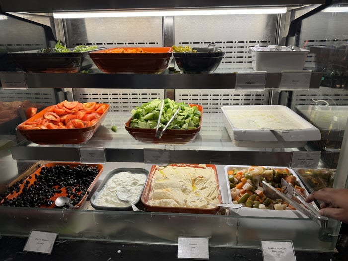 Pearl Lounge AUH salad bar Pearl Lounge AUH salad bar