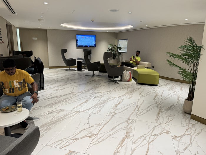 Pearl Lounge AUH seating nook Pearl Lounge AUH seating nook