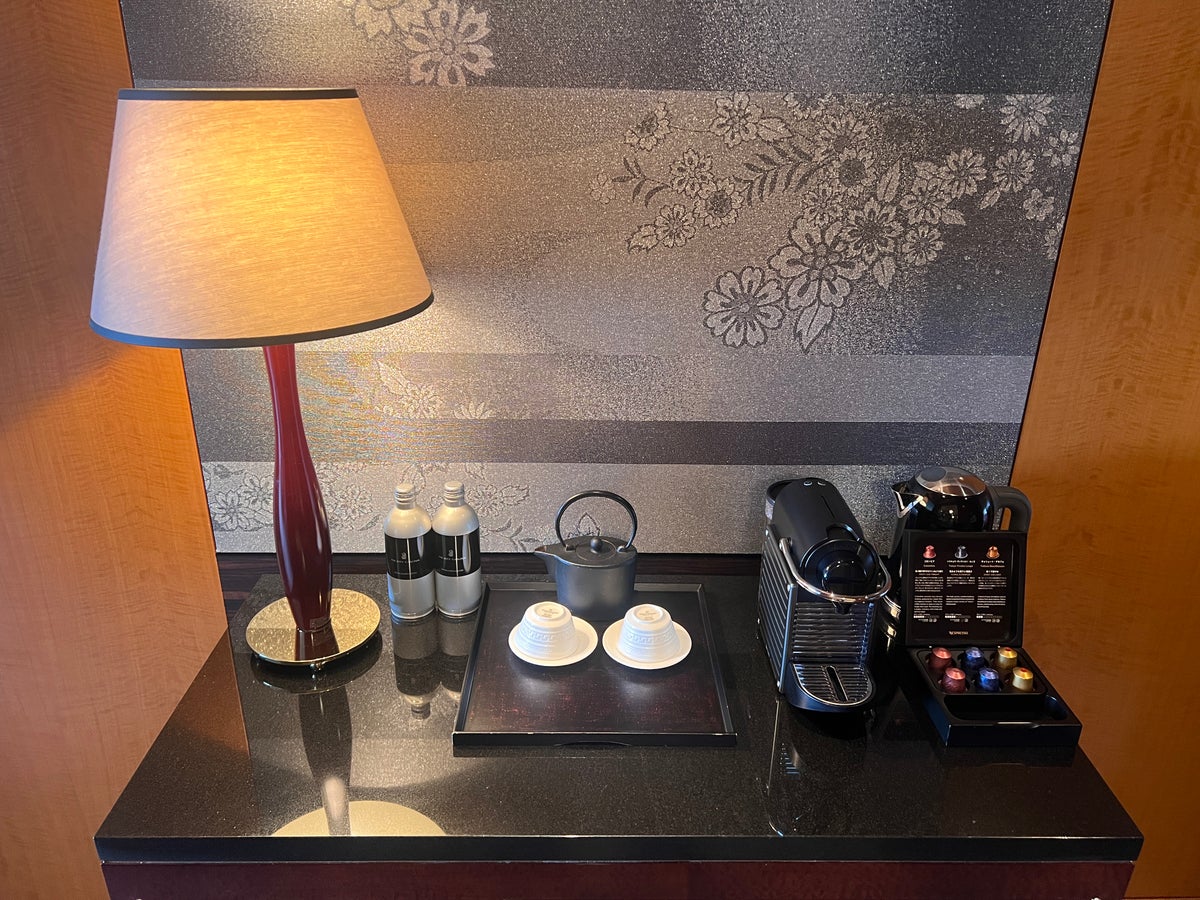 Ritz Carlton Tokyo Nespresso coffee station