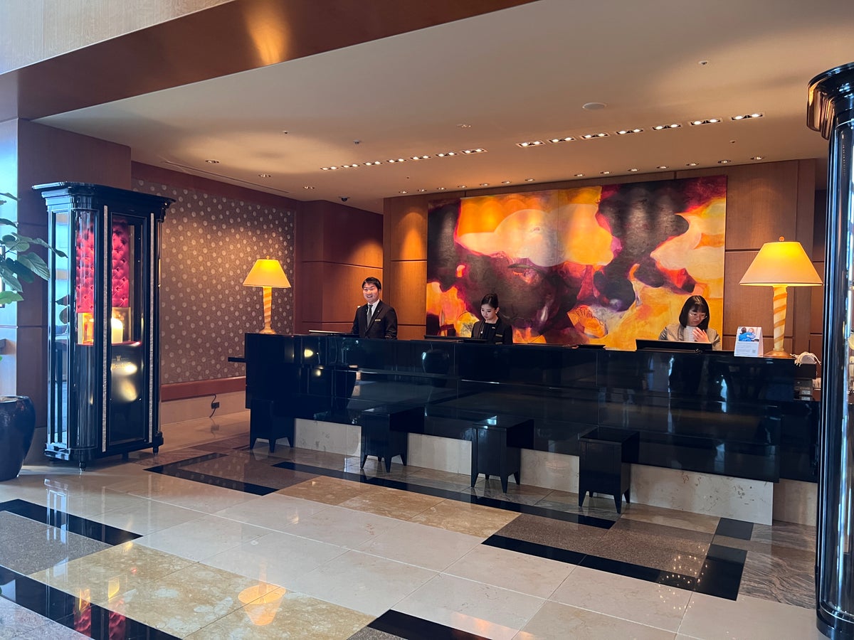 Ritz Carlton Tokyo check in desk