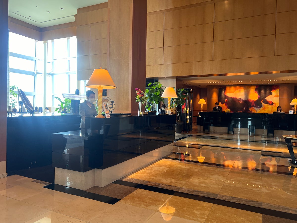 Ritz Carlton Tokyo concierge desk